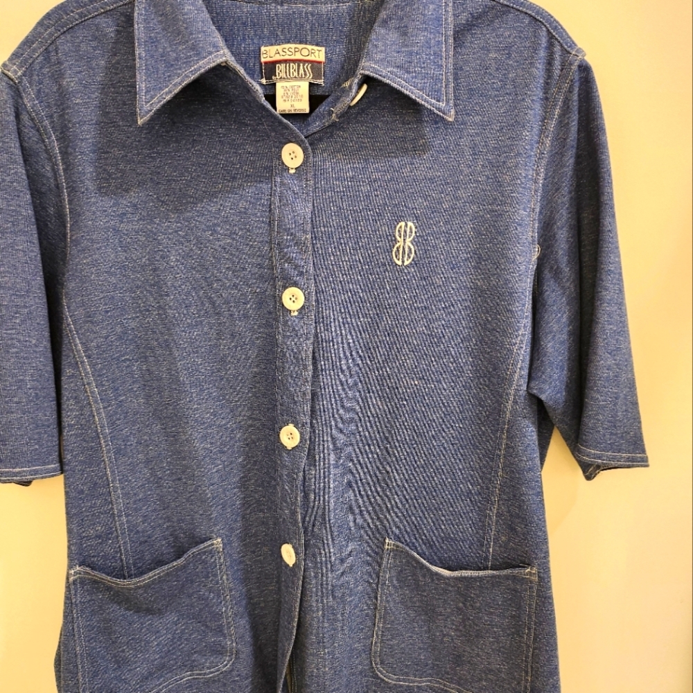 Vintage Bill Blass Sport Shirt XL